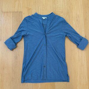 James Perse Roll Tab Button Up Shirt